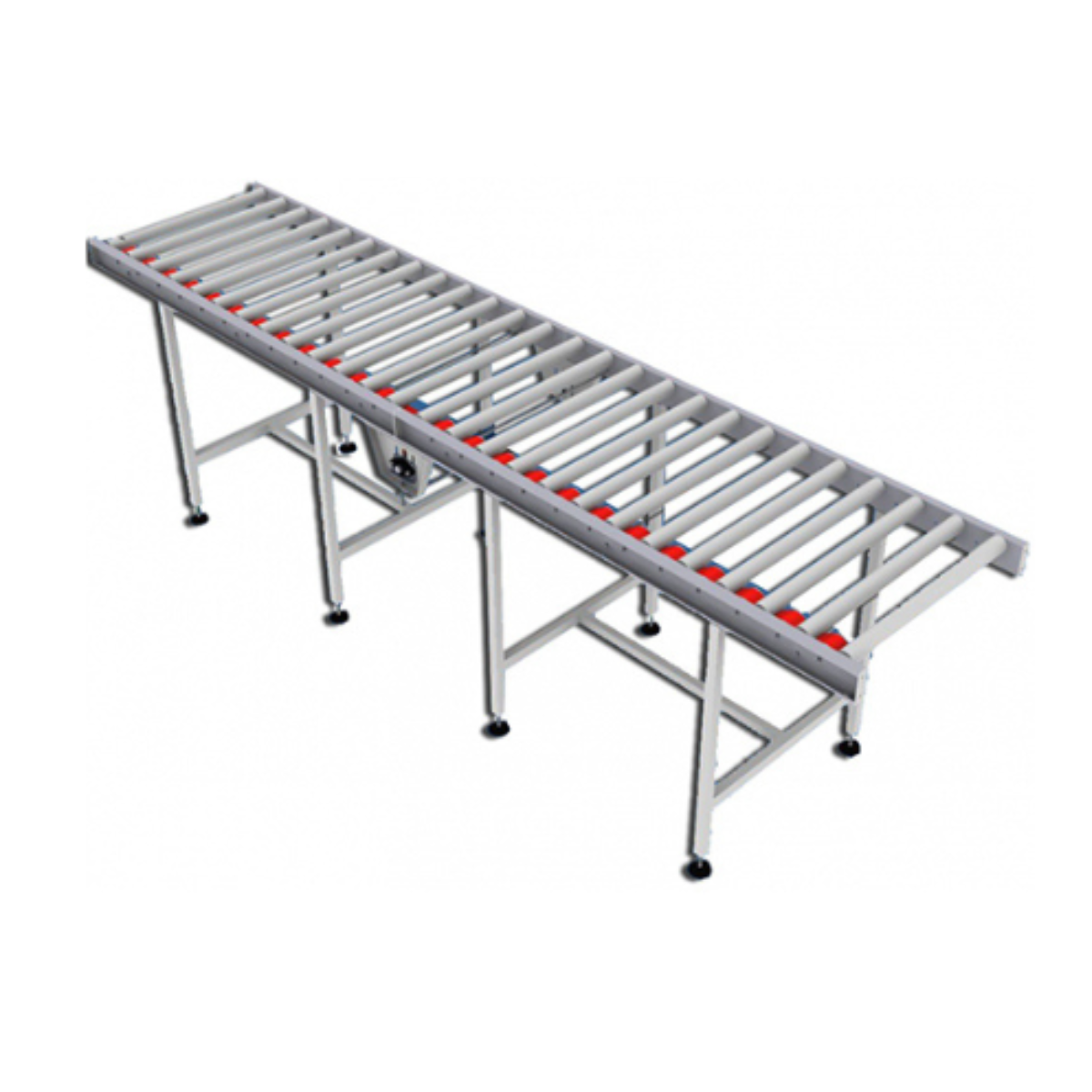 Mild Steel Roller Conveyor Belt System Modular Material Handling